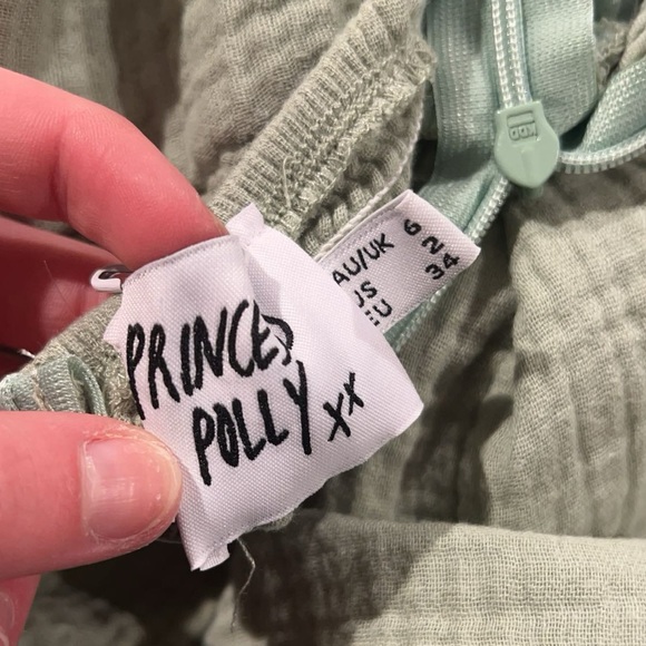 Princess Polly Sage Romper - Picture 3 of 5